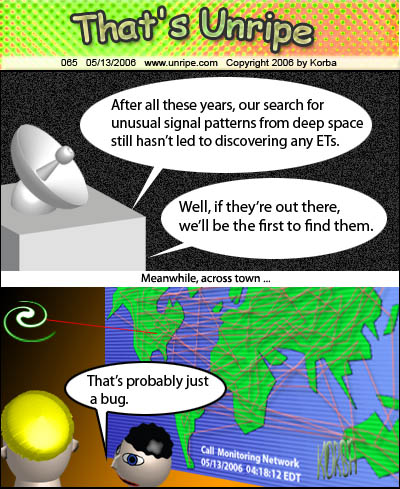 cartoon 65, the search for ET